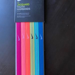 colourful brand new Nike thin headbands ❤️🧡💚💙💜